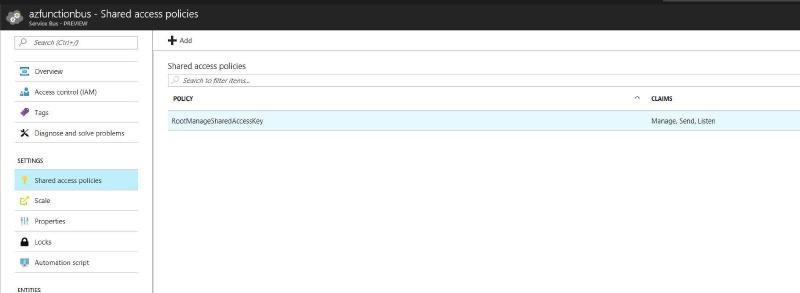 Retrieving Our ServiceBus Connection String